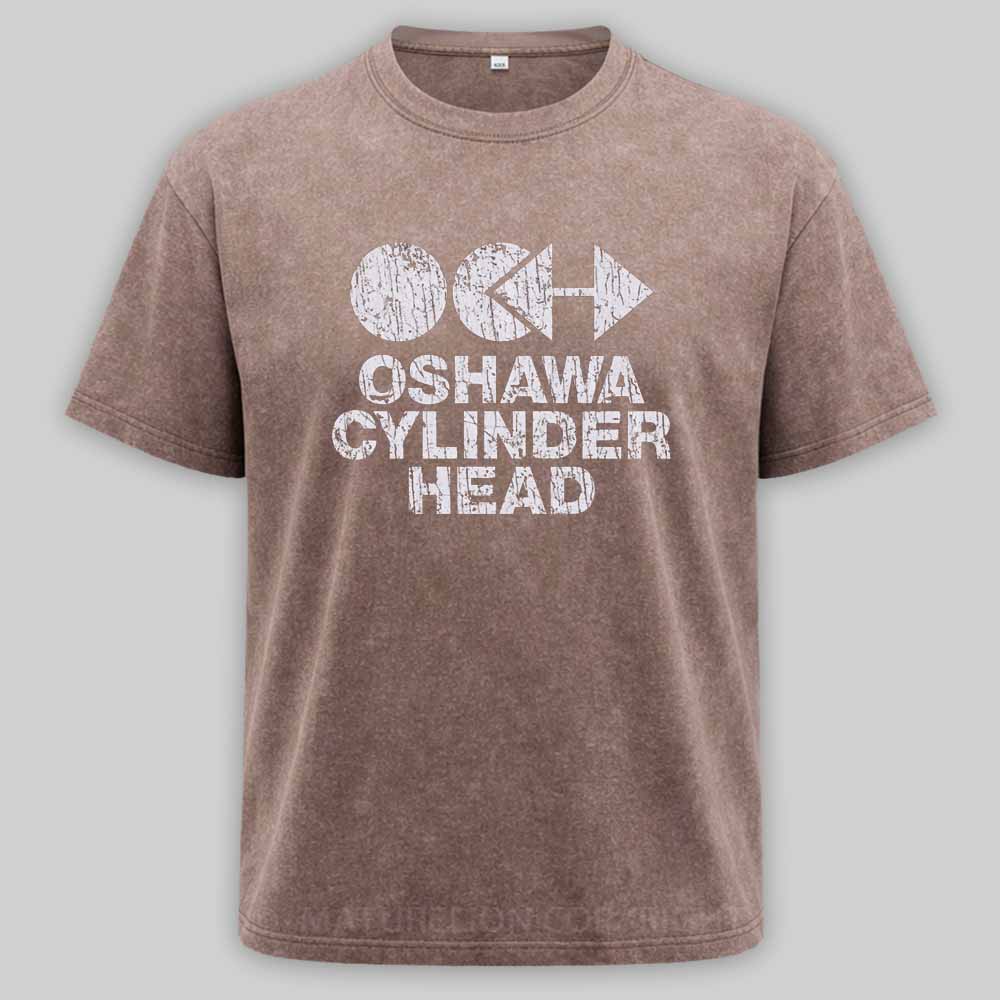 Maturelion Oshawa Cylinder Head 1966 Washed T-shirt