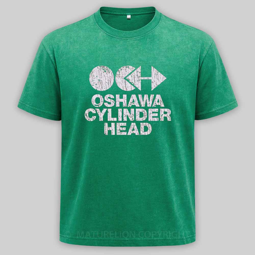 Maturelion Oshawa Cylinder Head 1966 Washed T-shirt