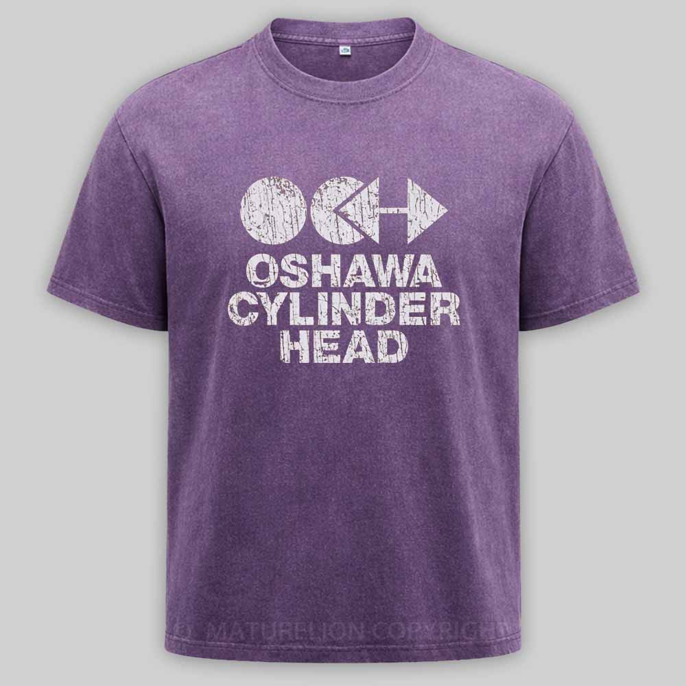 Maturelion Oshawa Cylinder Head 1966 Washed T-shirt
