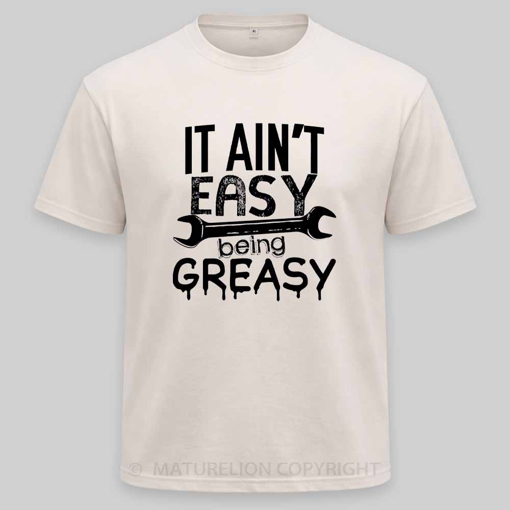 Maturelion It Ain't Easy Being Greasy Washed T-shirt