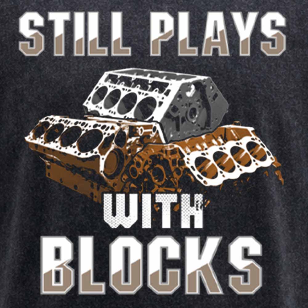 Maturelion Still plays with blocks Washed T-shirt