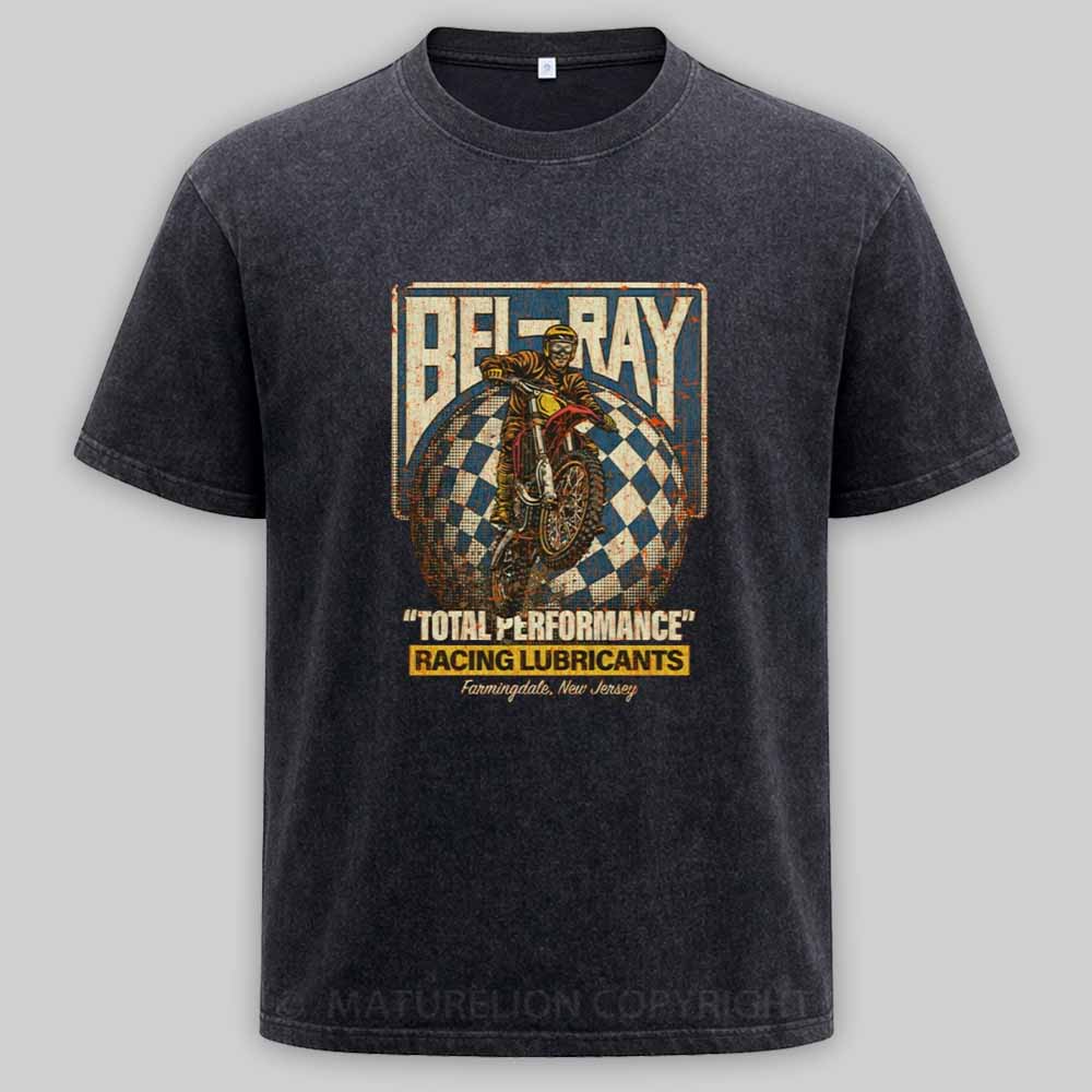 Maturelion Bel-Ray Racing Lubricants 1982 Washed T-shirt