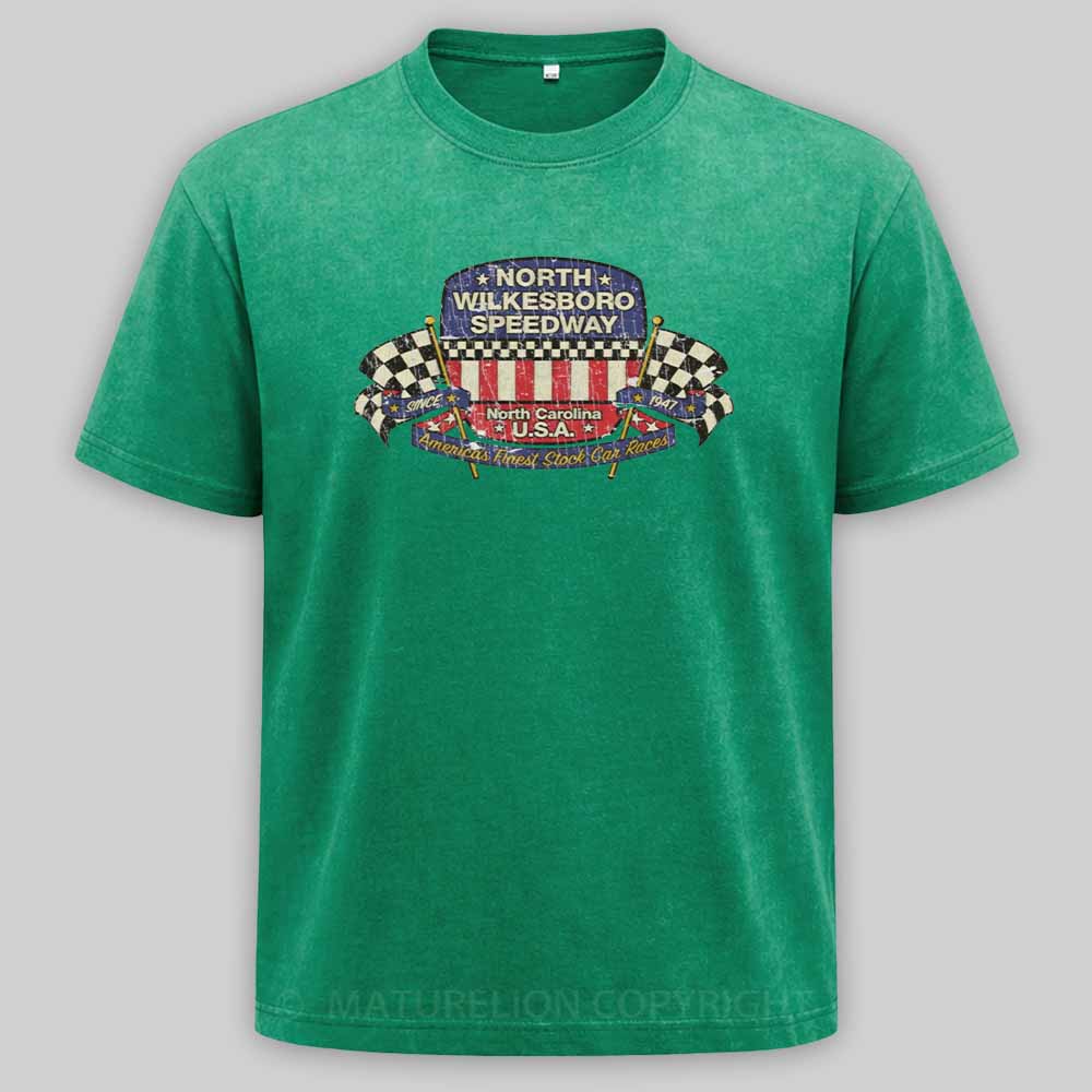 Maturelion North Wilkesboro Speedway 1947 Washed T-shirt