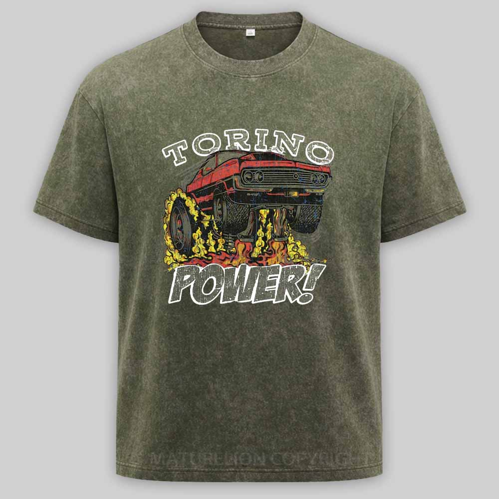 Maturelion Torino Power 1970 Washed T-shirt