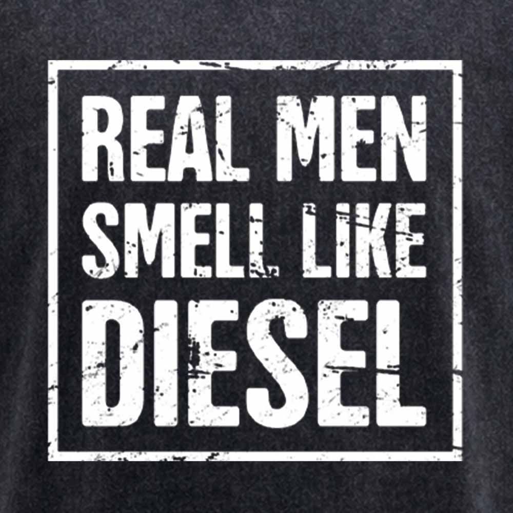 Maturelion Real Men Smell Like Diesel Washed T-shirt