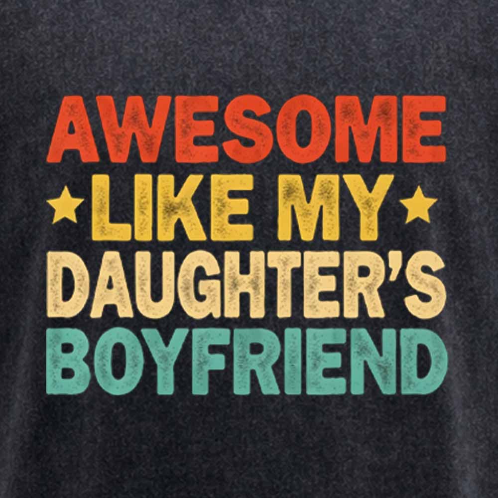 Maturelion Awesome Like My Daughters friend Mom Dad Parent Washed T-shirt