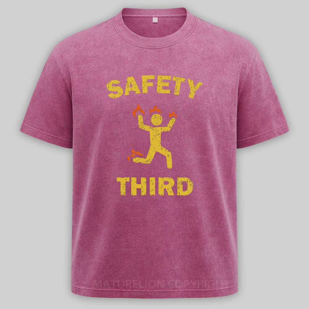 Maturelion Safety Third Washed T-shirt