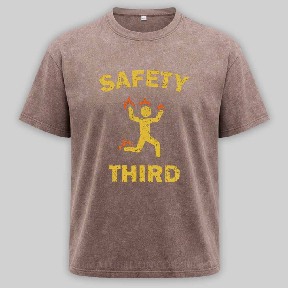 Maturelion Safety Third Washed T-shirt