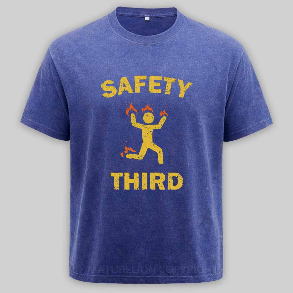 Maturelion Safety Third Washed T-shirt