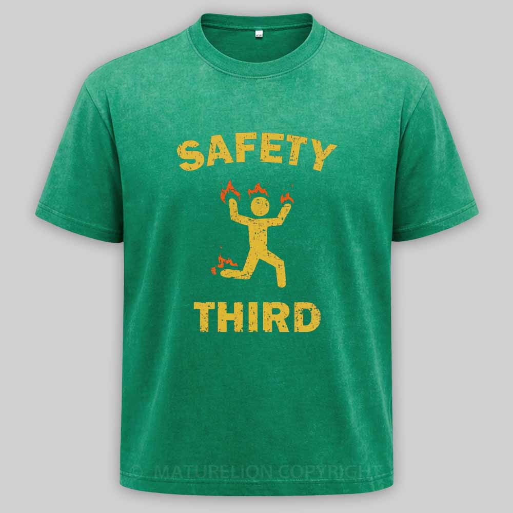 Maturelion Safety Third Washed T-shirt