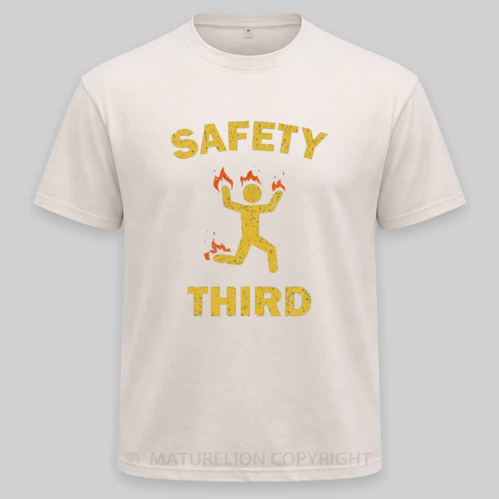 Maturelion Safety Third Washed T-shirt