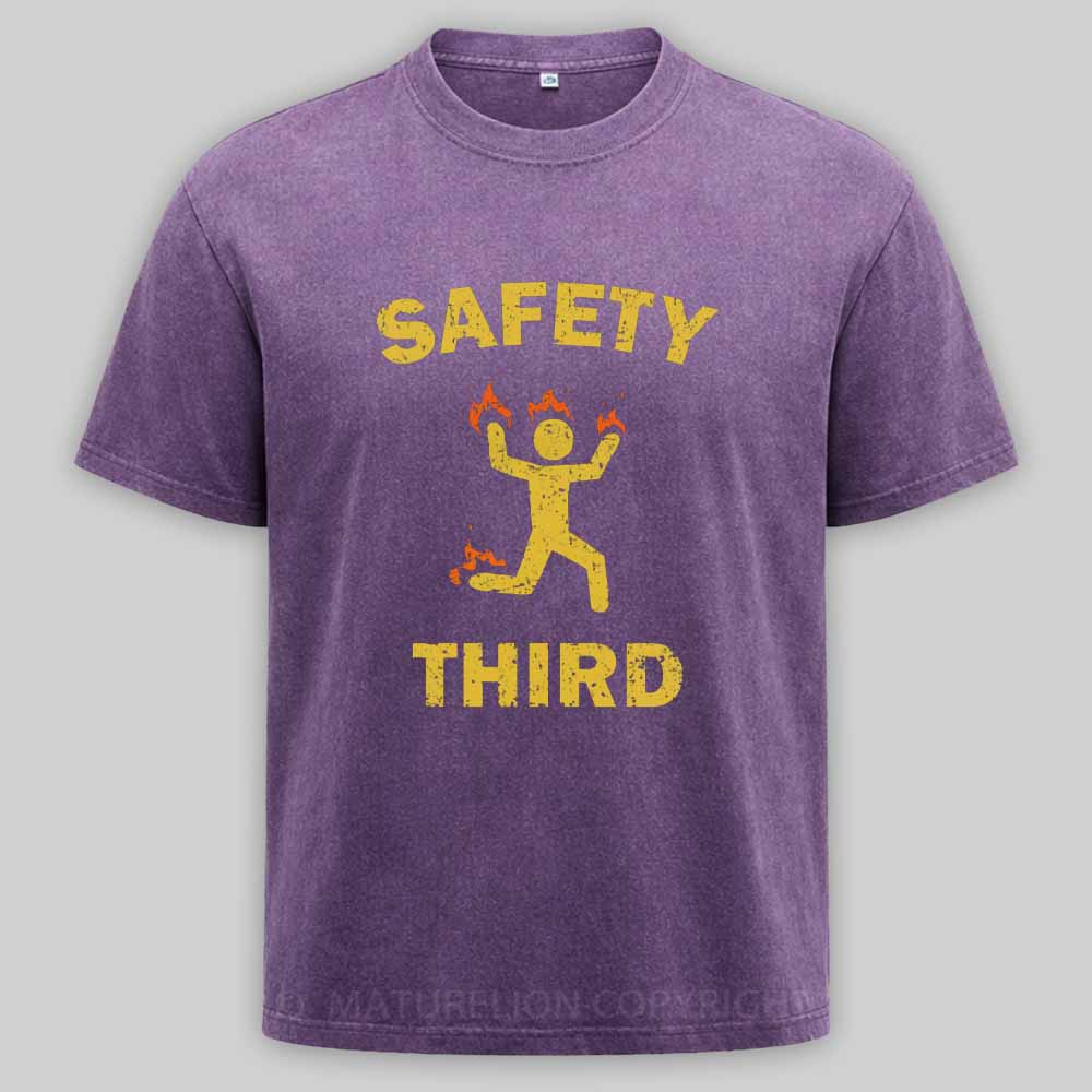 Maturelion Safety Third Washed T-shirt