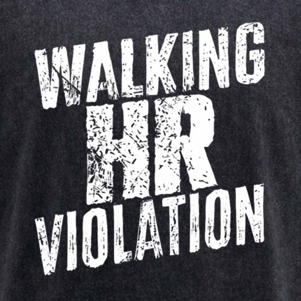 Maturelion Walking HR Violation Washed T-shirt