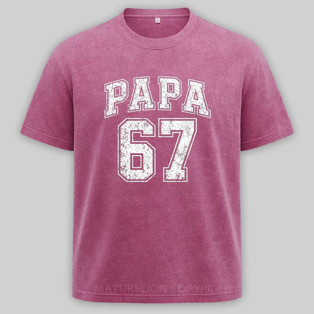 Maturelion Papa 67 Washed T-shirt