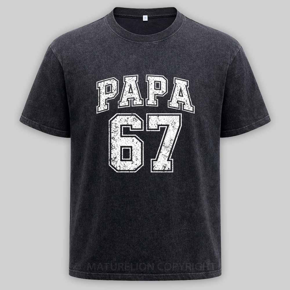 Maturelion Papa 67 Washed T-shirt