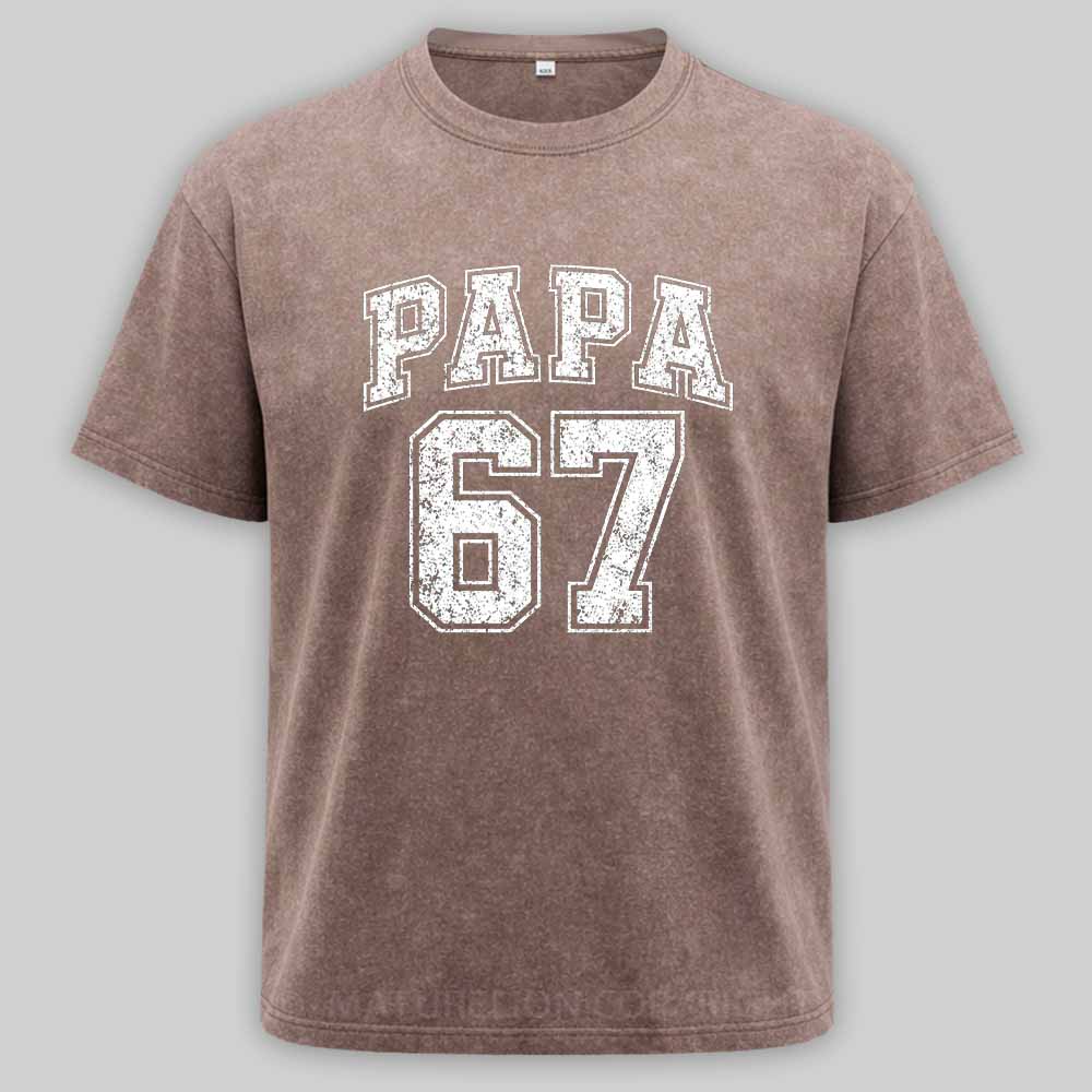 Maturelion Papa 67 Washed T-shirt