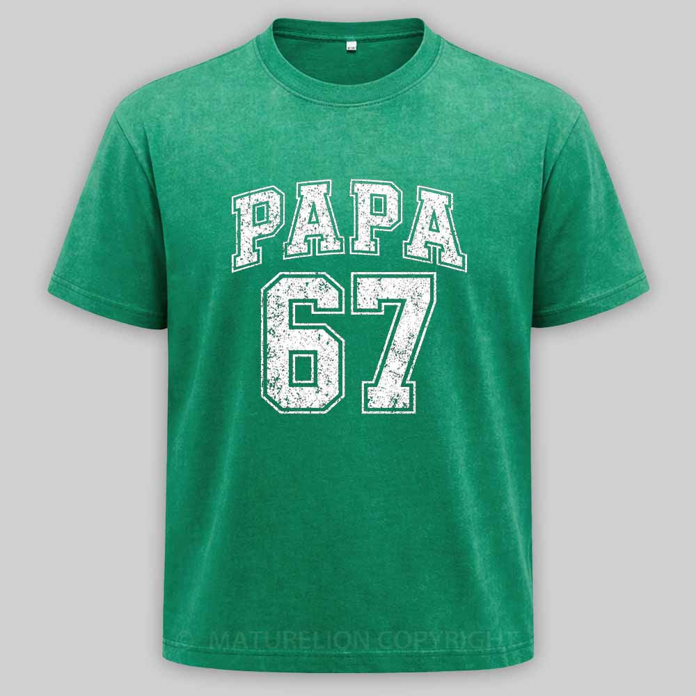 Maturelion Papa 67 Washed T-shirt