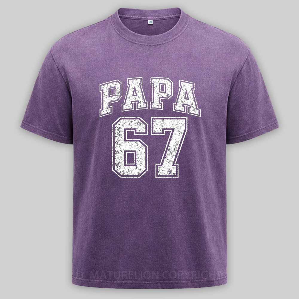 Maturelion Papa 67 Washed T-shirt