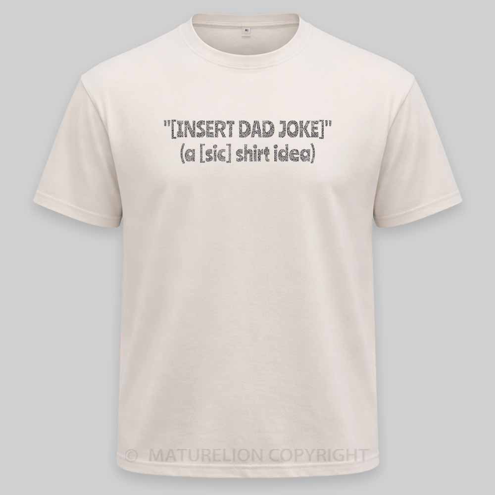 Maturelion Dad Joke Washed T-shirt