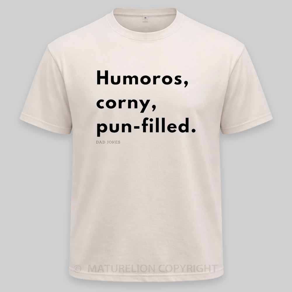 Maturelion Dad joke! Washed T-shirt