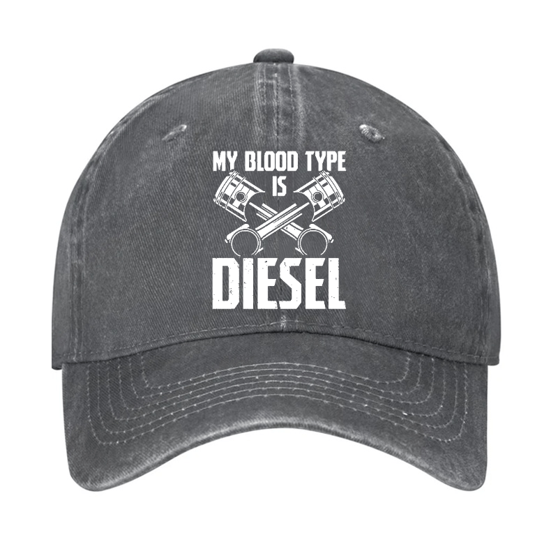 My Blood Type Is Diesel Posters Cap-Maturelion