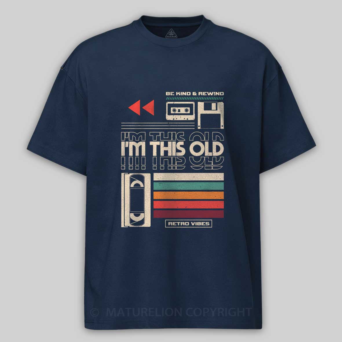 Maturelion I'm This Old V2 Cotton T-shirt