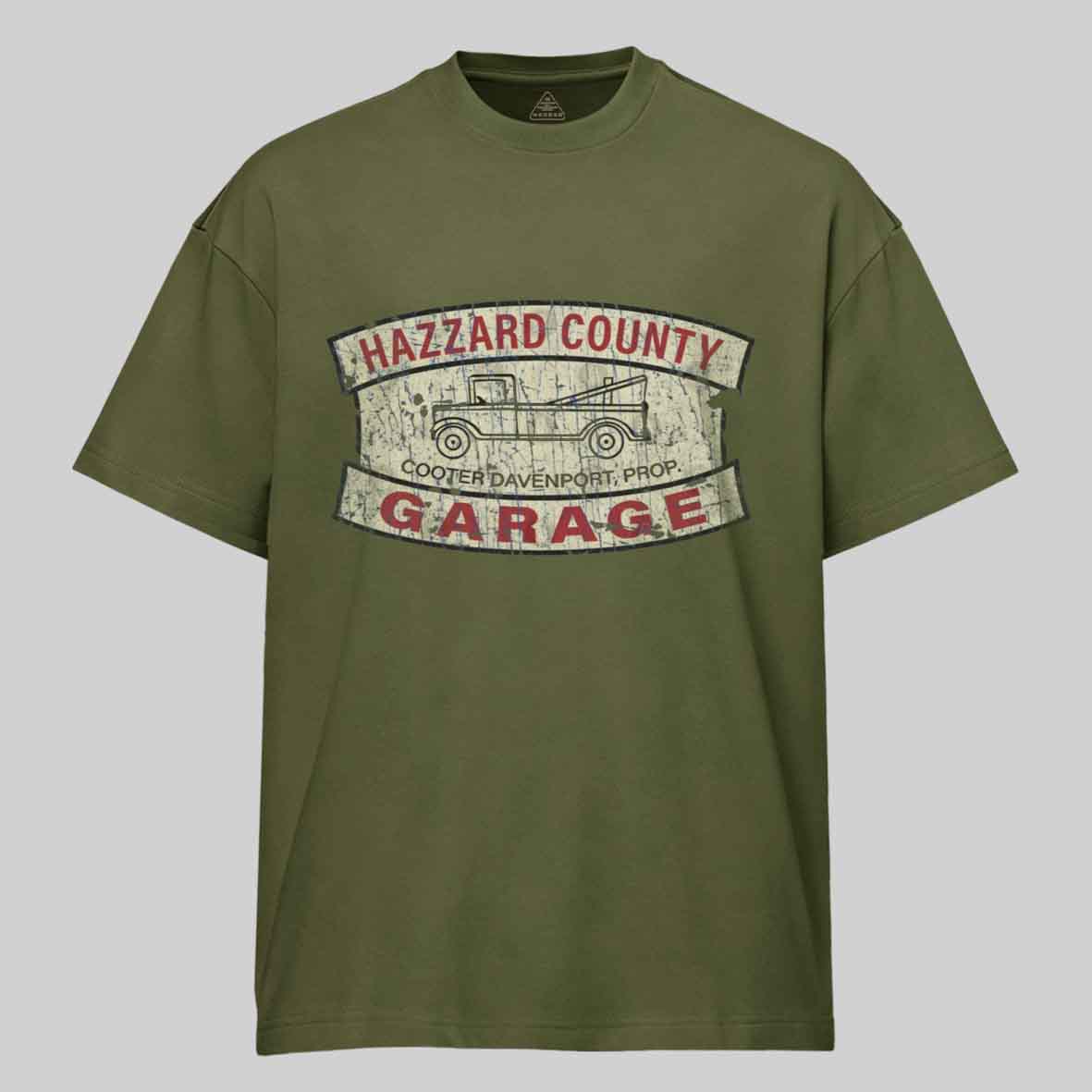 Maturelion Hazzard County Garage 1979 Cotton T-shirt