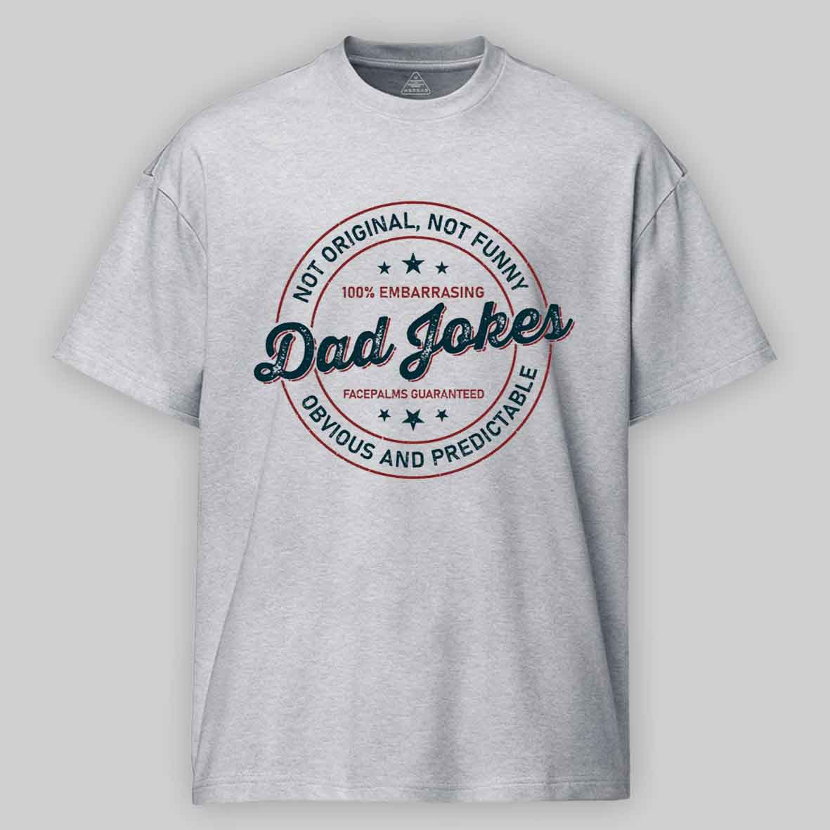 Maturelion Vintage Dad Jokes Cotton T-shirt