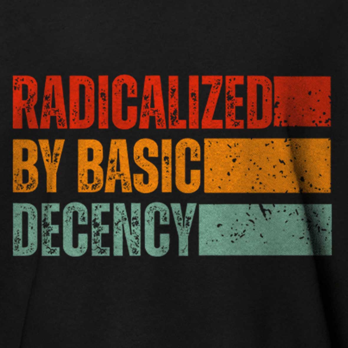 Maturelion Radicalized-By-Basic-Decency-1 Cotton T-shirt