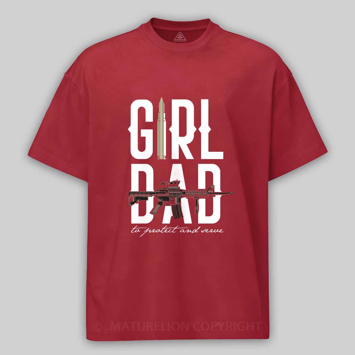 Maturelion Girl Dad T-Shirt 