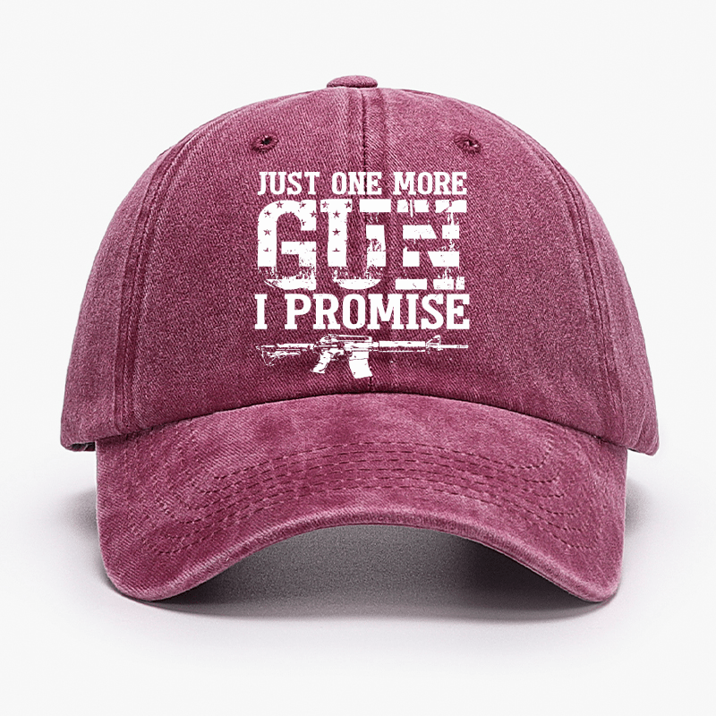 Just One More Gun I Promise Cap (Free Customization)-Maturelion