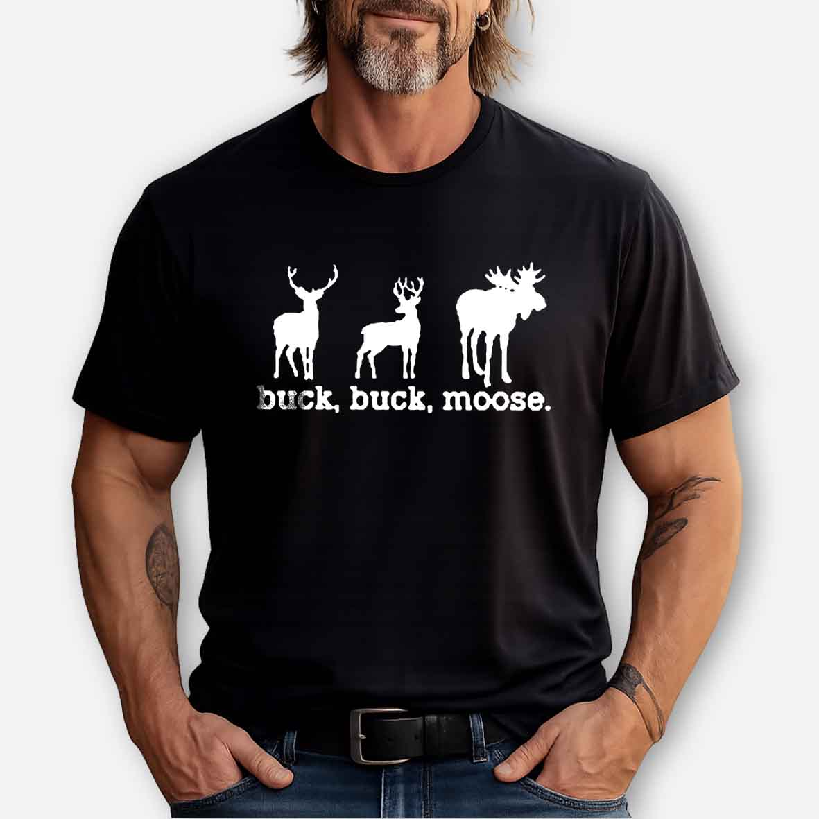 Maturelion Buck Buck Moose Men's T-Shirt