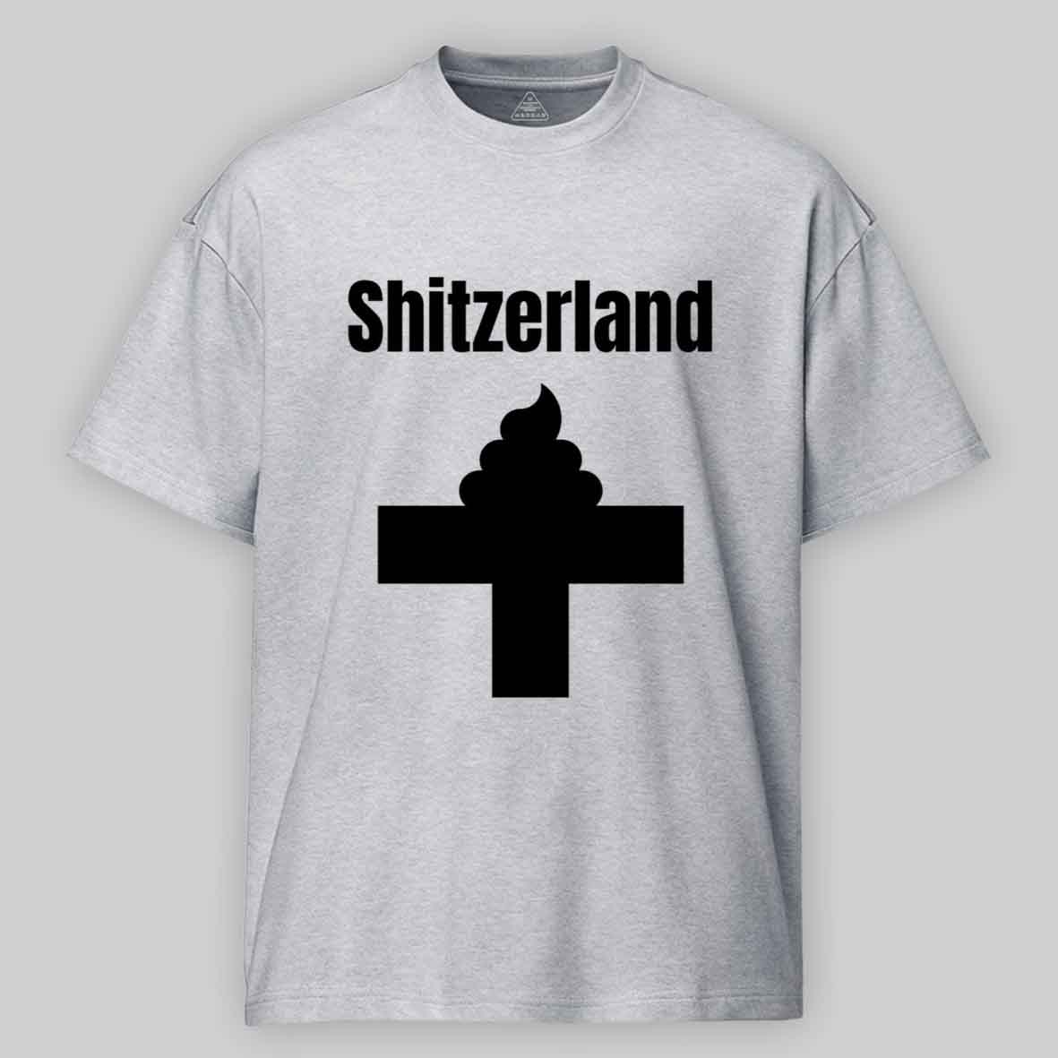 Maturelion Shitzerland Dad Joke Pun Cotton T-shirt