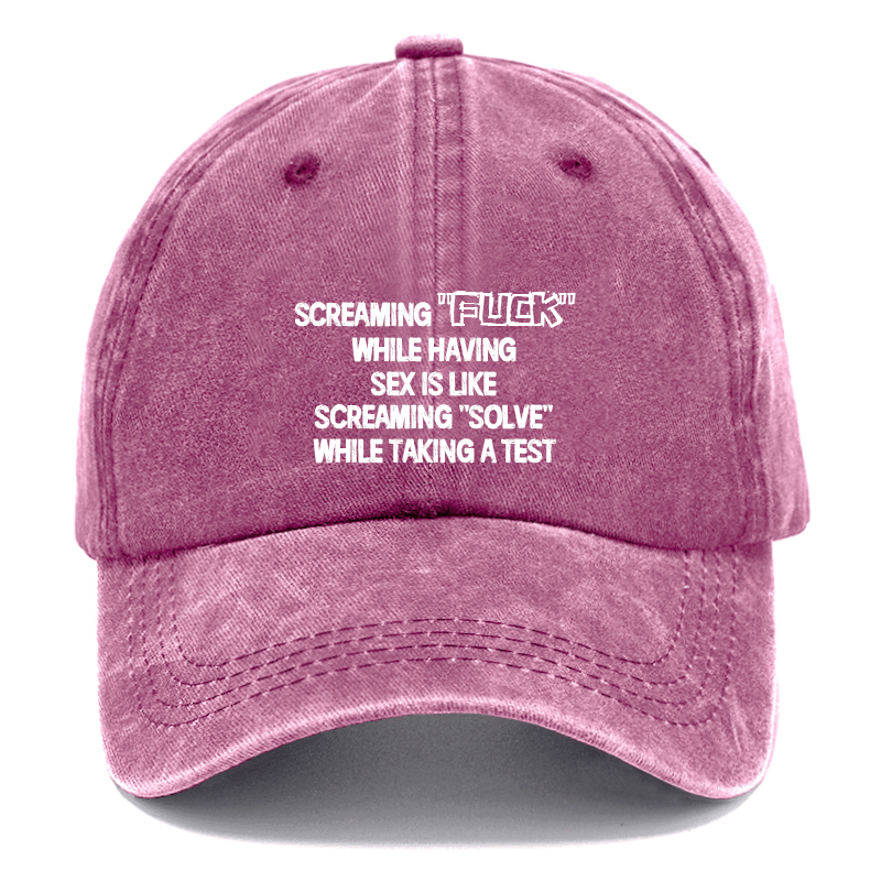 Screaming "fuck" While Having Sex Is Like Screaming "solve" While Taking A Test Cap-Maturelion