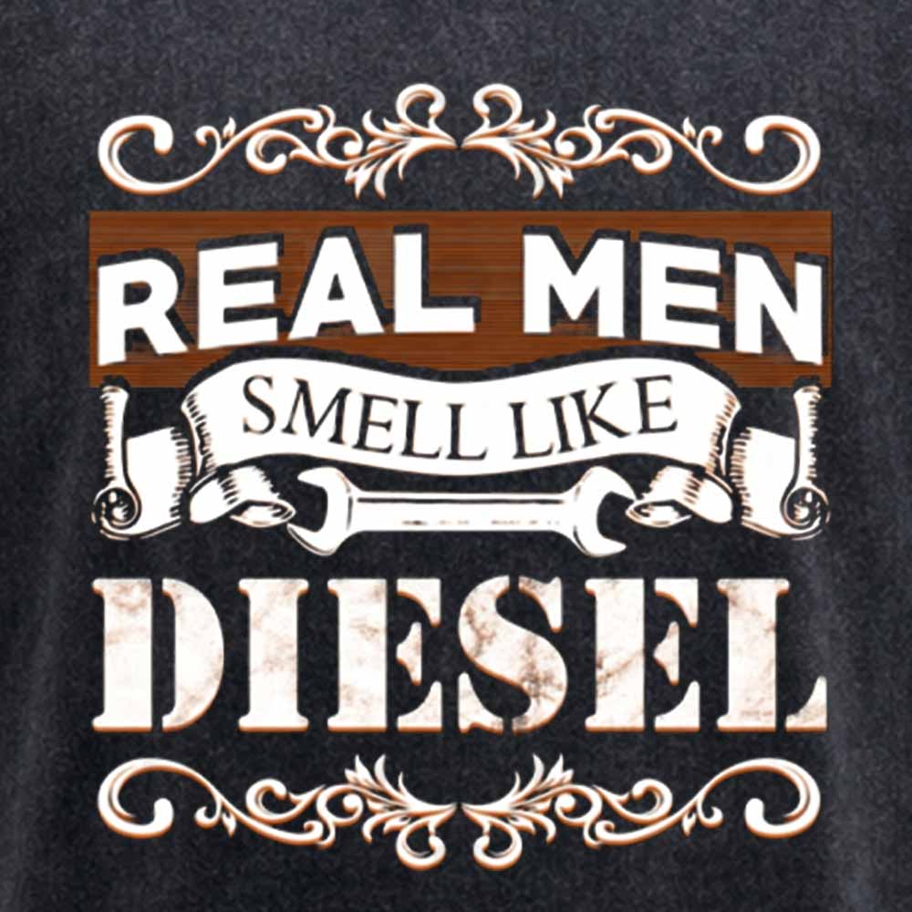 Maturelion Real Men Smell Like Diesel Washed T-shirt