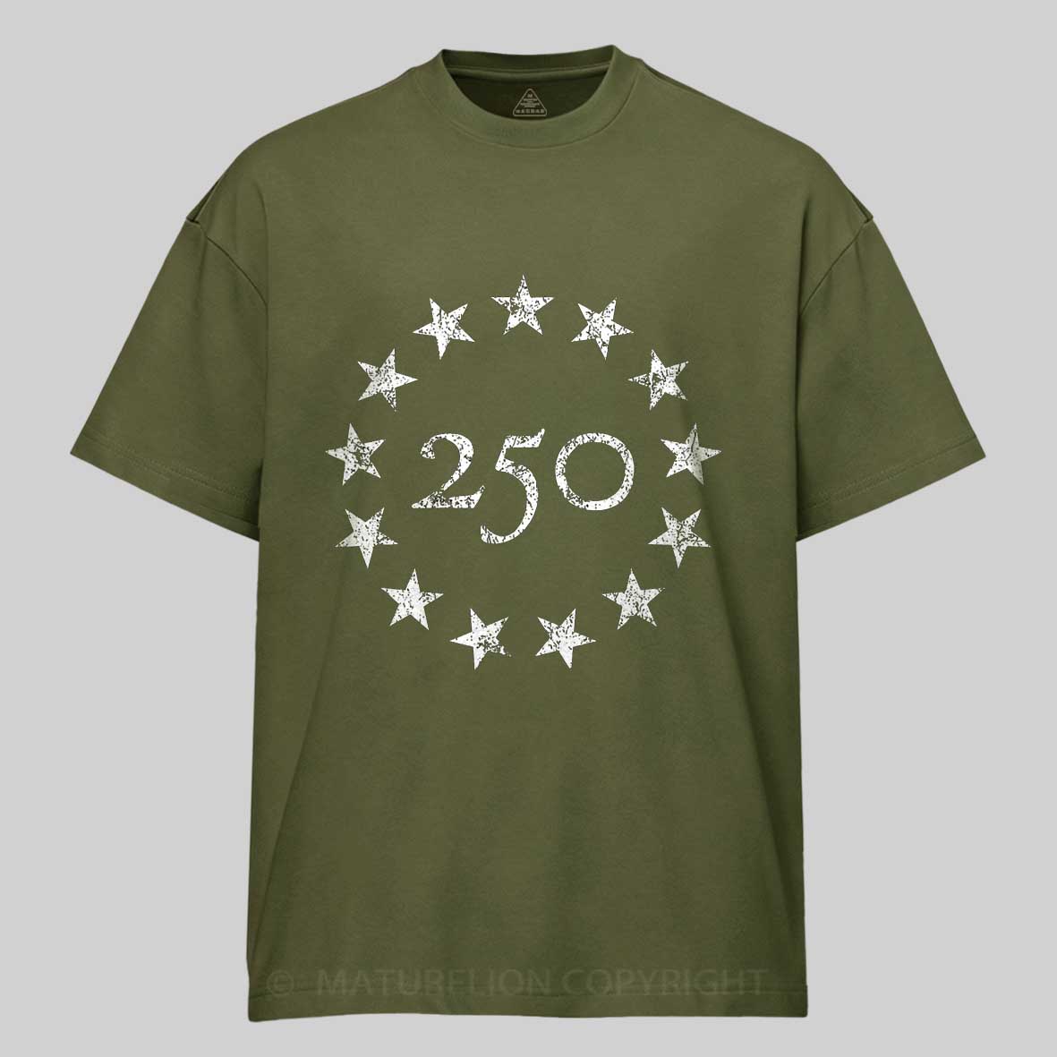 Maturelion Star America 250 Anniversary Cotton T-shirt 