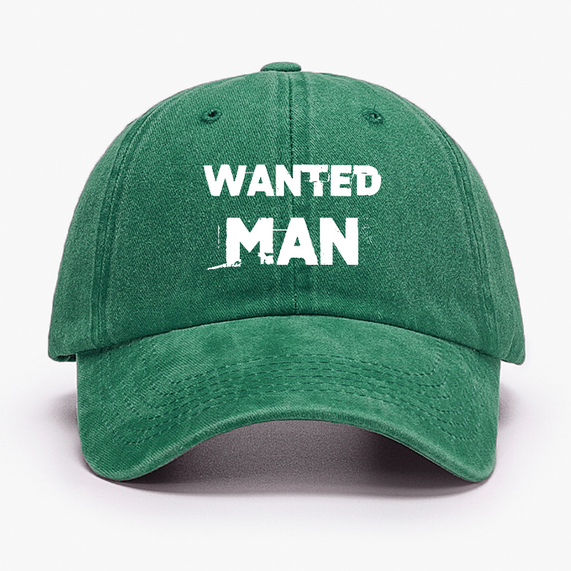 Wanted Man Funny Sarcastic Baseball Cap-Maturelion