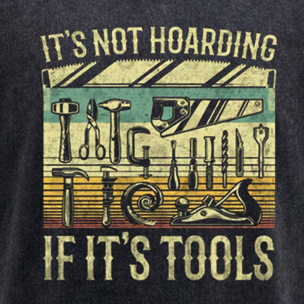 Maturelion It's Not Hoarding If It's Tools Washed T-shirt