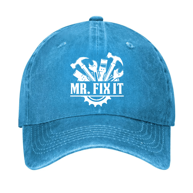 Mr. Fix It Funny Dad Gift Baseball Cap-Maturelion