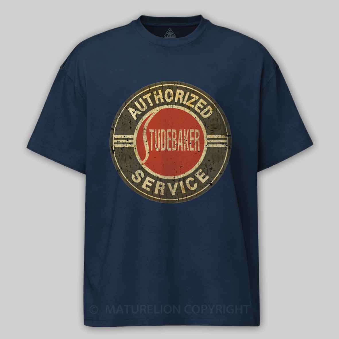 Maturelion Authorized Studebaker Service - Vintage Style Cotton T-shirt