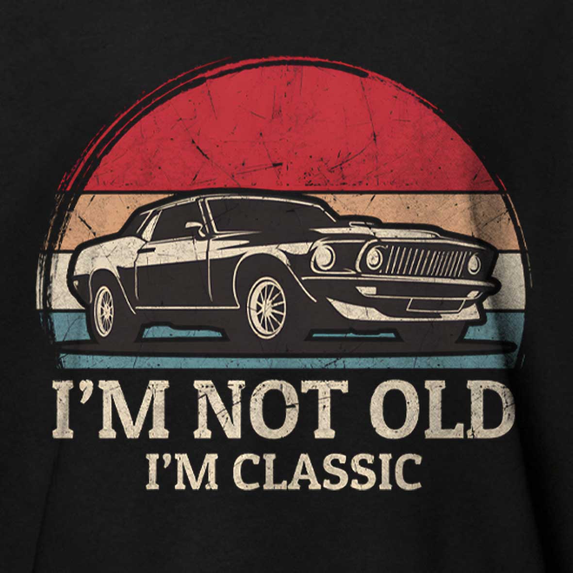 Maturelion I‘m not Old I’m Classic - Retro Classic Car Cotton T-shirt