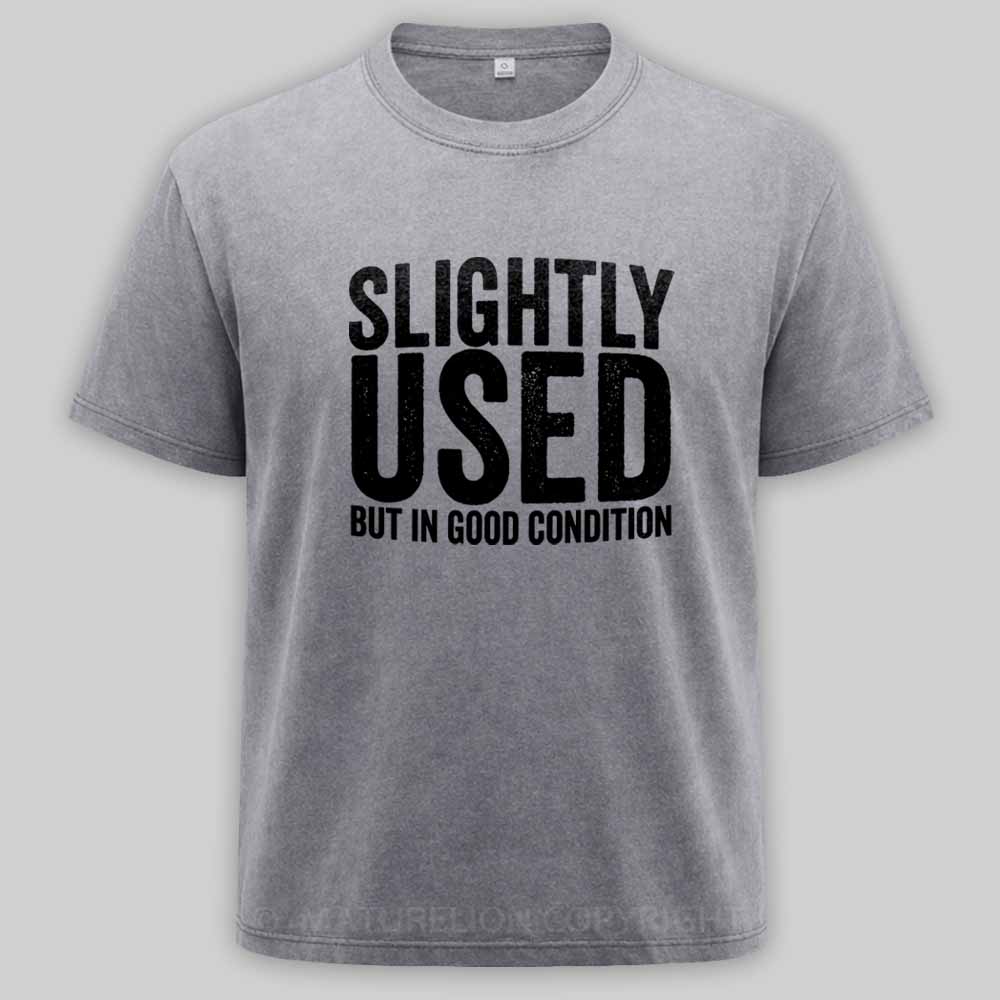 Maturelion Slightly Used But In Good Condition Washed T-shirt