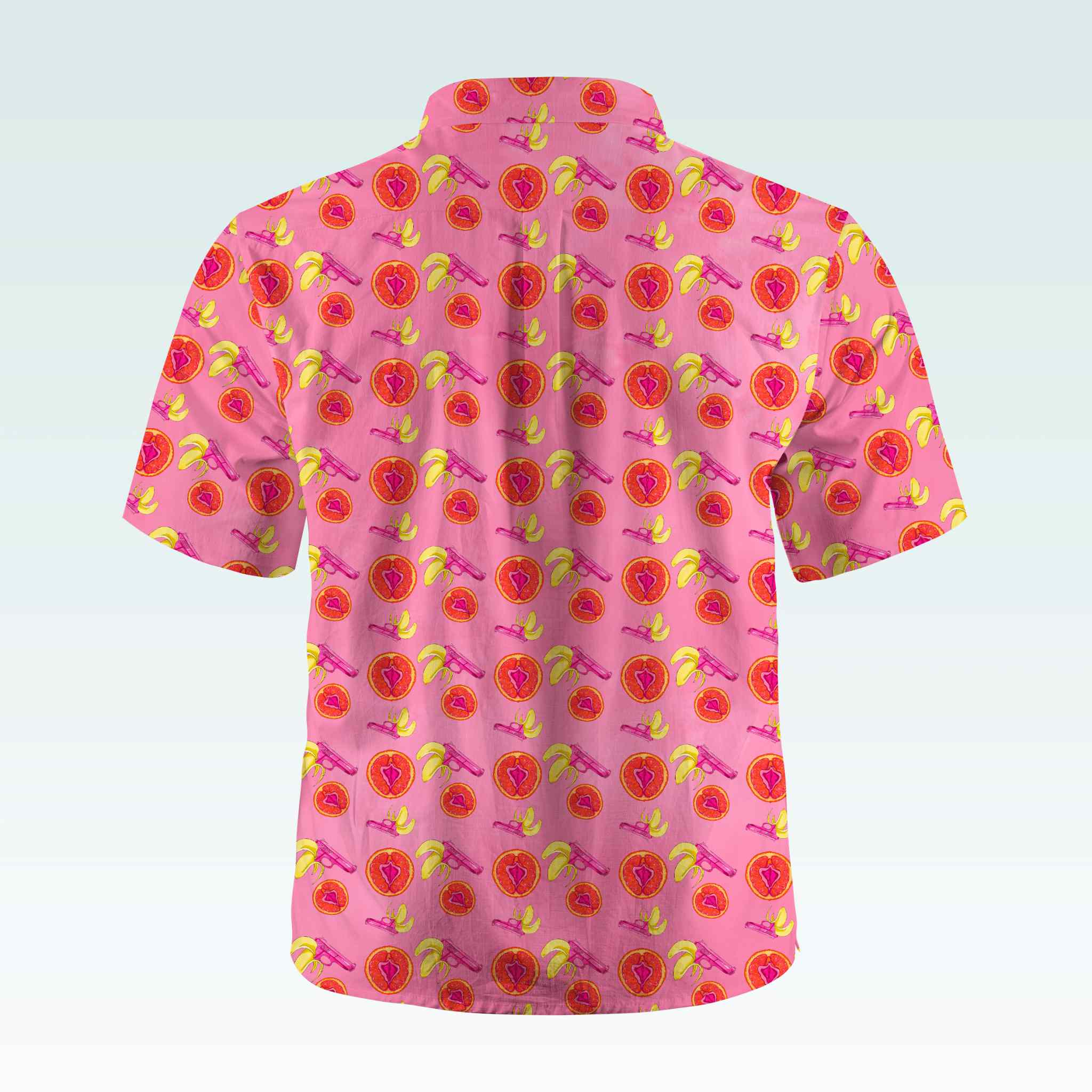 Maturelion Men's Button Pocket Shirt Just Eat It Hawaiian Shirt
