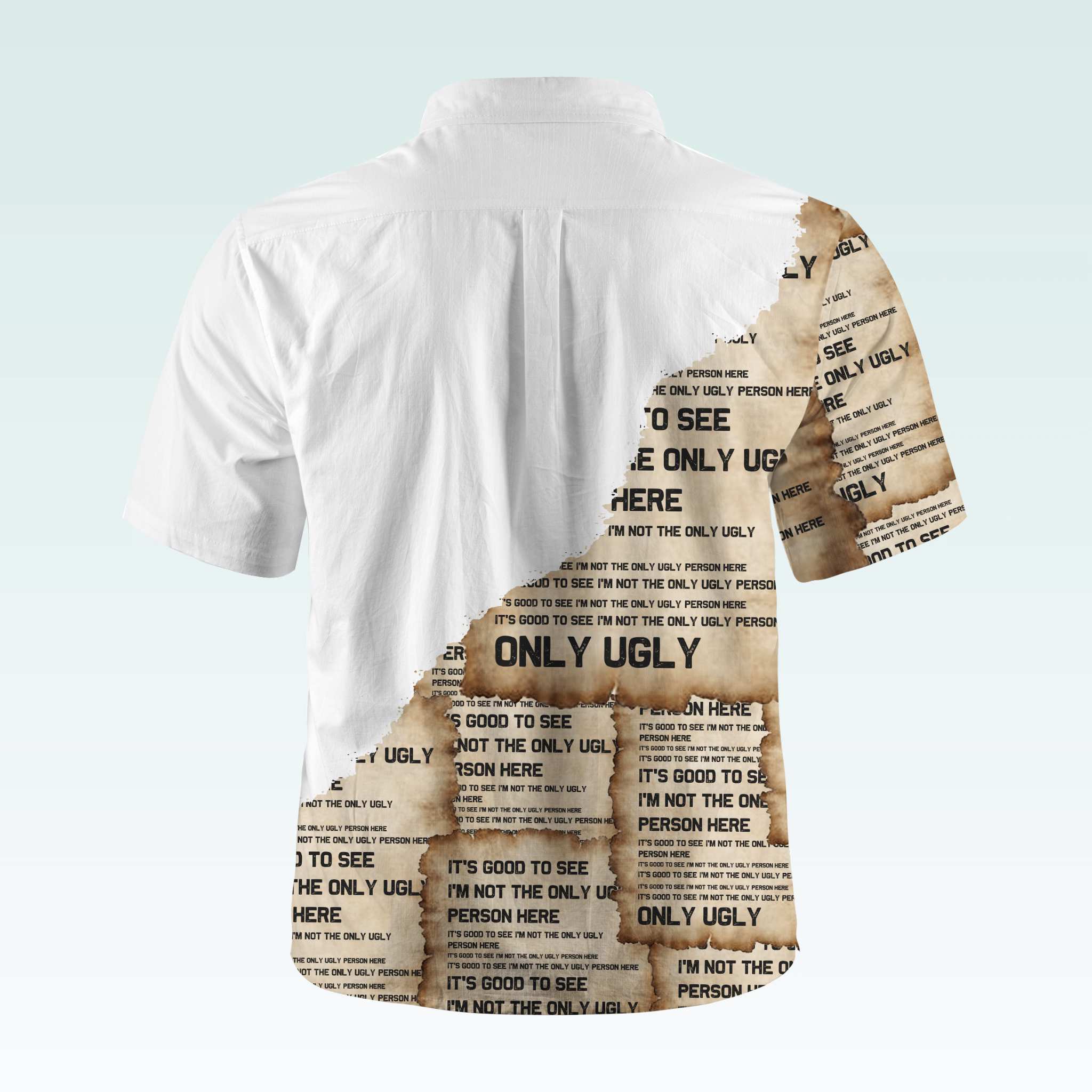 Maturelion Men's Button Pocket ShirtIt's Good To See I'm Not The Only Ugly Person Here Hawaiian Shirt