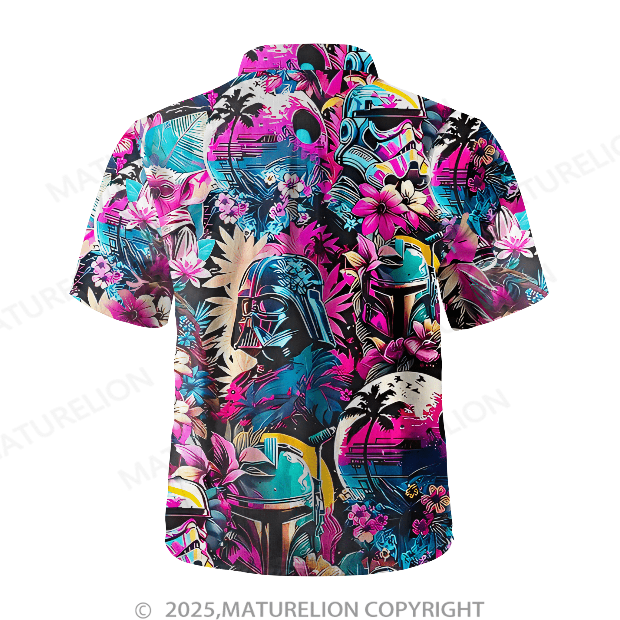 Maturelion tropical flowers Hawaiian Shirt