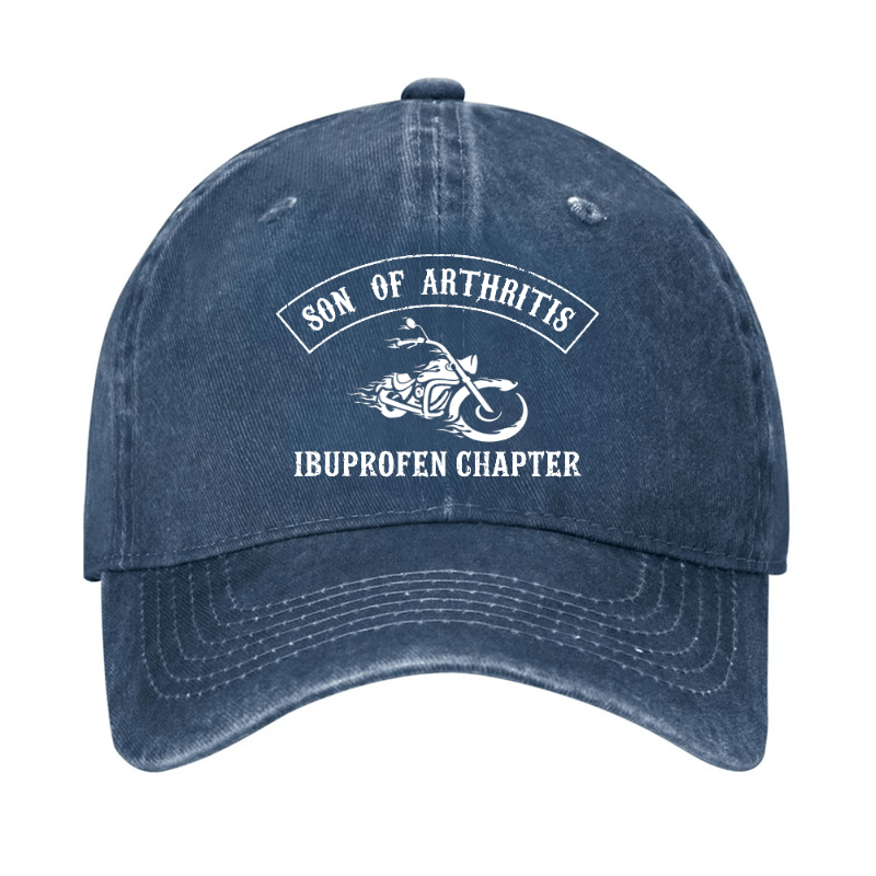 Sons Of Arthritis Ibuprofen Chapter Funny Biker Cap-Maturelion