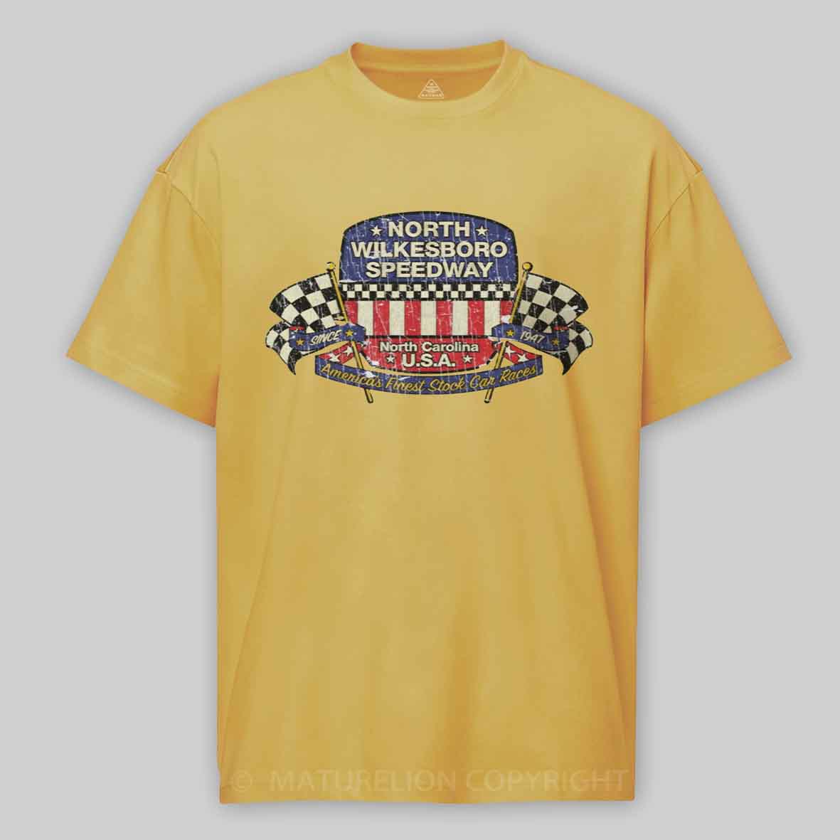 Maturelion North Wilkesboro Speedway 1947 Cotton T-shirt