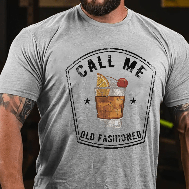 Call Me Old Fashioned Cotton T-shirt-Maturelion