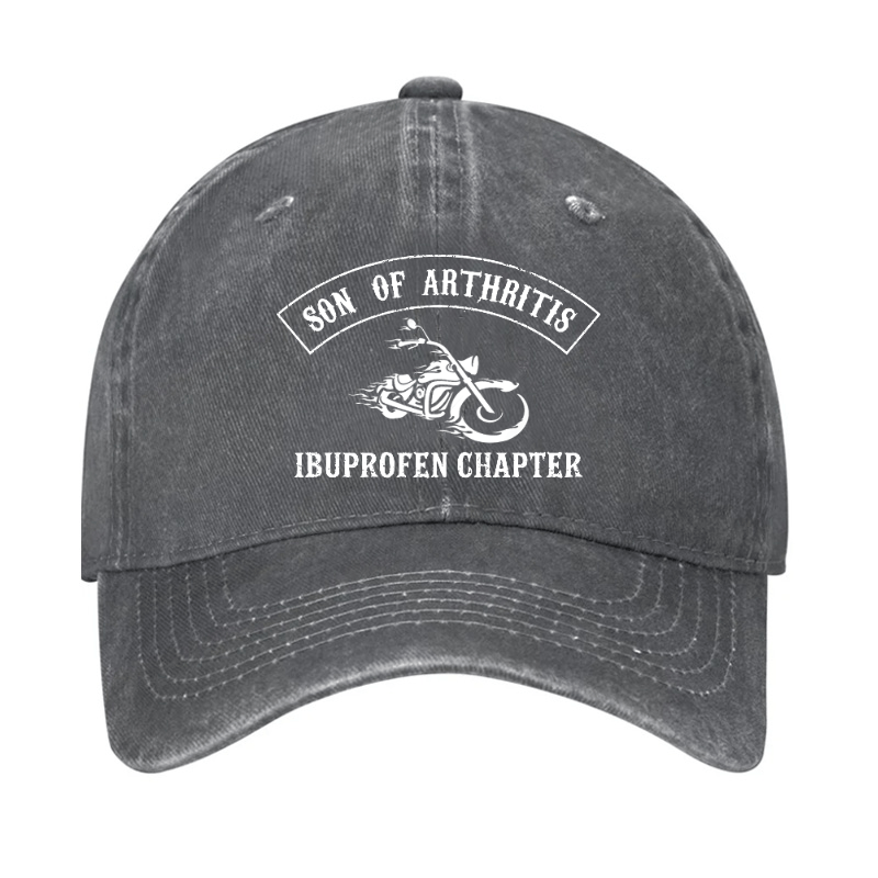 Sons Of Arthritis Ibuprofen Chapter Funny Biker Cap-Maturelion
