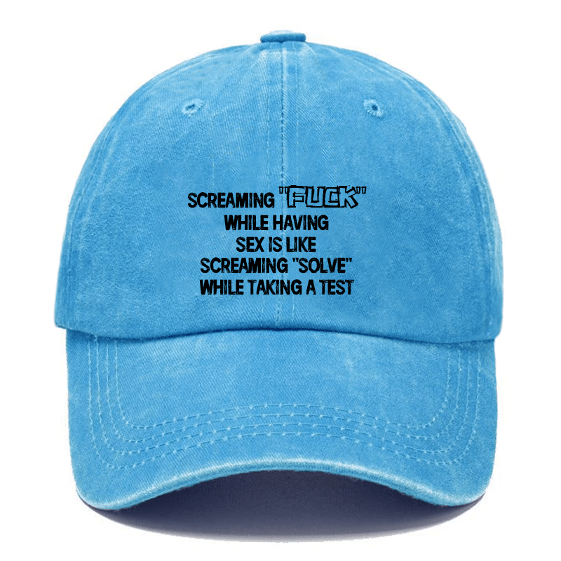 Screaming "fuck" While Having Sex Is Like Screaming "solve" While Taking A Test Cap-Maturelion